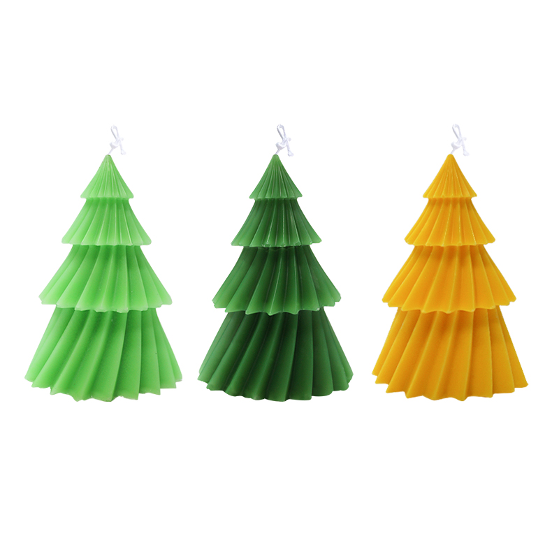 Tre-farget origami juletre